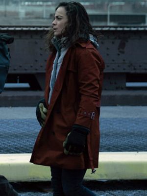 Dark Matter Alice Braga Red Cotton Coat