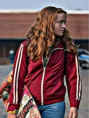 Stranger Things S04 Max Mayfield Red Track Jacket