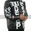 Cool As Ice Down By Law Vanilla Ice Black Leather Jacket