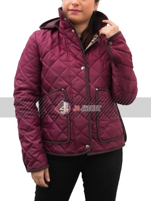 Fiona Rene Tracker S01 Purple Quilted Jacket