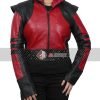 Kylie Cantrall Hooded Studded Leather Jacket