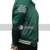 Movie MaXXXine Mia Goth Green Varsity Jacket