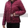 Reenie Green TV Series Tracker Purple Hooded Jacket