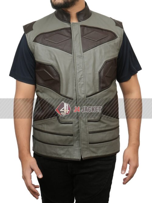 Santiago Cabrera Star Trek Picard Grey Vest