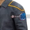 Star Trek Enterprise S01 Away Team Gray Quilted Leather Jacket