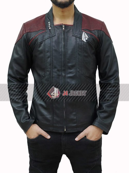 Star Trek Picard Season 3 Captain Riker Leather Jacket