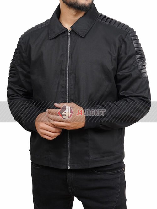 Star Trek Picard S02 Patrick Stewart Black Cotton Jacket