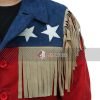 Beyonce American Flag Fringe Jacket