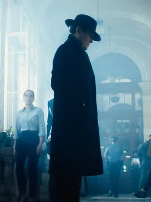 Ian McShane From the World of John Wick Ballerina Black Trench Coat