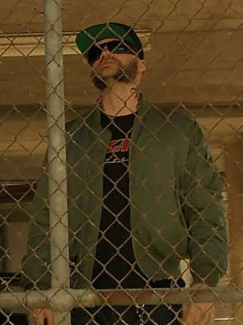 Bo Ostroman Den of Thieves Green Bomber Jacket