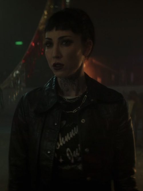 Jenny Green Dead Boy Detectives Leather Jacket