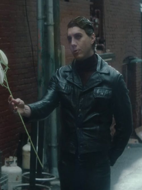 Dead Boy Detectives 2024 Lukas Gage Black Leather Jacket