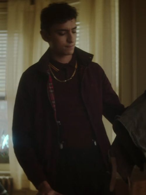 Jayden Revri TV Series Dead Boy Detectives Maroon Jacket