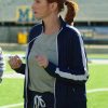 English Teacher Gwen Sanders Blue Track Jacket