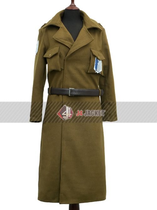 Eren Jaeger Attack on Titan S03 Trench Coat