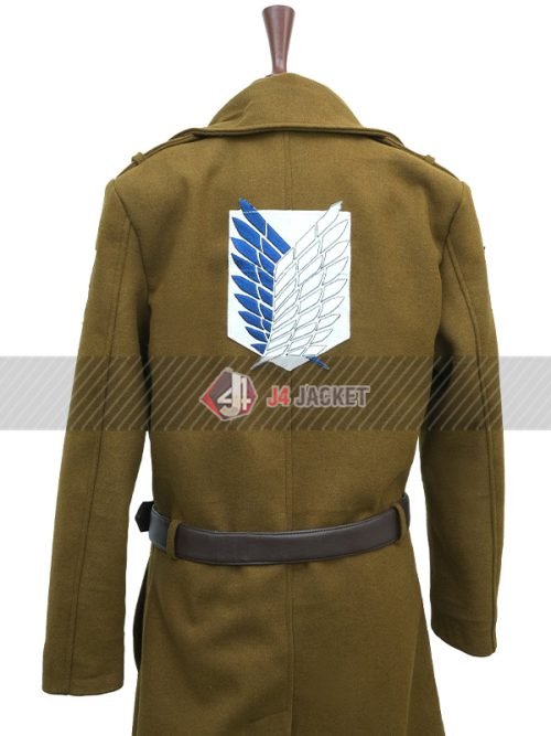 TV Series Attack on Titan Eren Jaeger Wool Coat