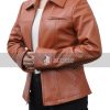 Rory Gilmore Brown Leather Jacket