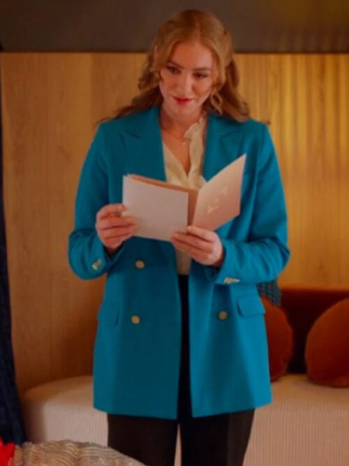 Jessica Sipos Love on The Danube Royal Getaway Blue Blazer