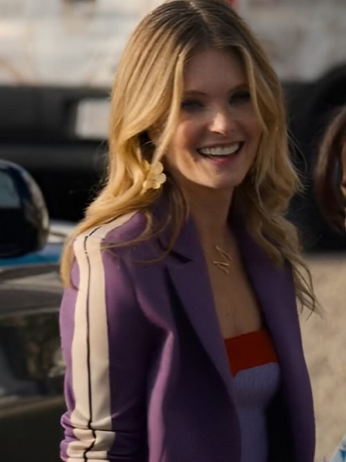 Meghann Fahy The Perfect Couple Tv Series 2024 Merritt Monaco Purple Blazer