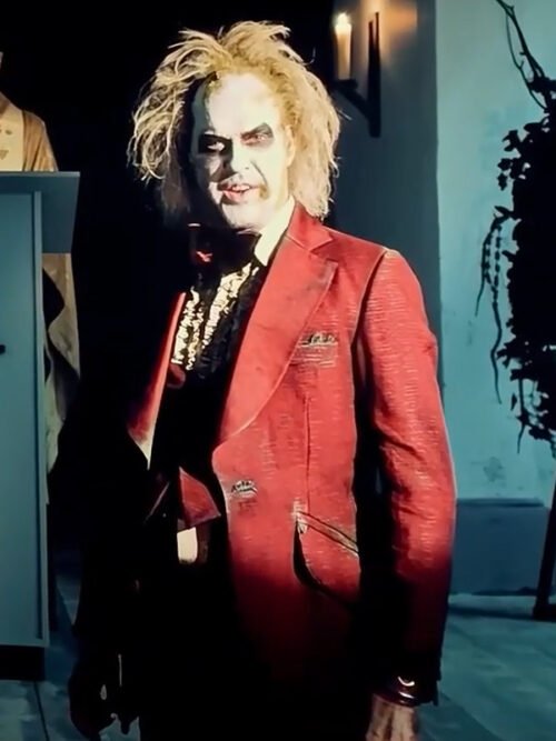 Beetlejuice Beetlejuice Michael Keaton Red Suit