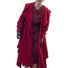 Nathalie Emmanuel Megalopolis Movie Julia Cicero Red Hooded Coat