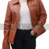 Rory Gilmore Gilmore Girls Brown Leather Jacket