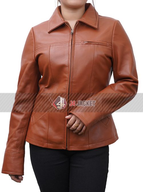 Alexis Bledel TV Series Gilmore Girls Brown Jacket