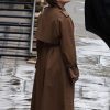 Slow Horses Kristin Scott Thomas Brown Trench Coat