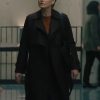 Slow Horses 2024 Kristin Scott Thomas Black Trench Coat