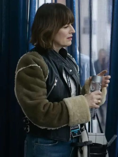 Smile 2 Rosemarie DeWitt Leather Jacket