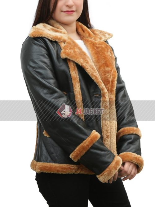 Ellie Taylor TV Series Ted Lasso Shearling Jacket