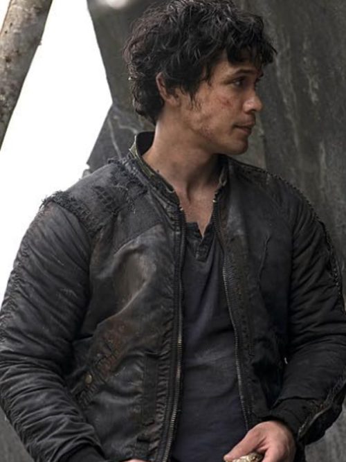 The 100 Bellamy Blake Black Bomber Jacket