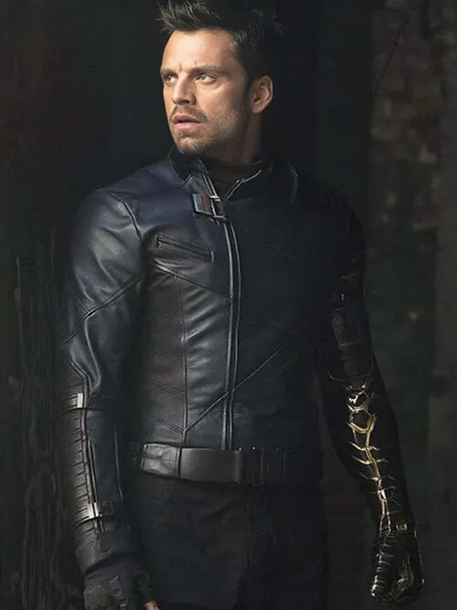 Bucky Barnes Thunderbolts 2025 Costume Leather Jacket