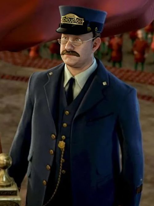 The Polar Express Tom Hanks Conductor Blue Suit