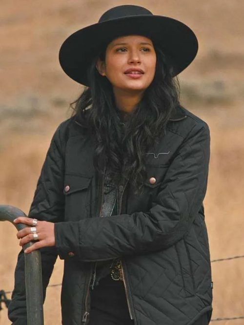 Yellowstone S04 Avery Black Jacket