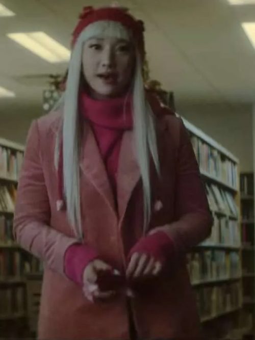 Dead Boy Detectives S01 Niko Sasaki Pink Coat