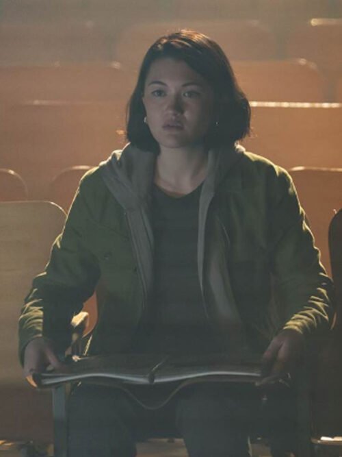 Isa Briones Goosebumps Margot Stokes Green Cotton Jacket