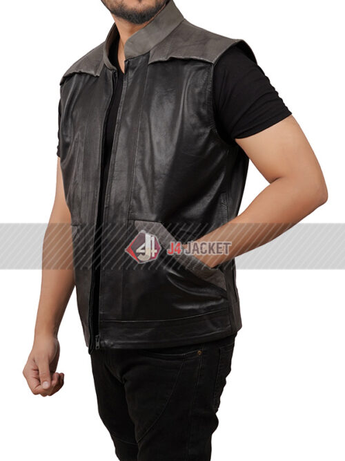 Star Trek Picard S01 Jean-Luc Picard Black Leather Vest