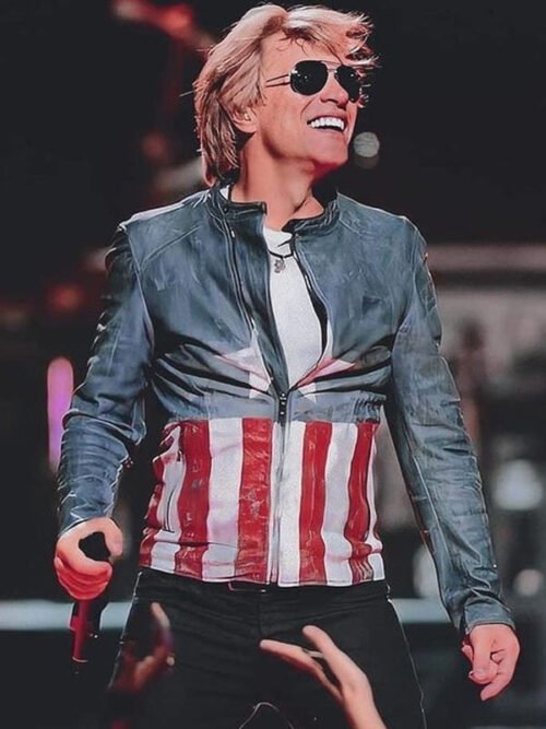 Jon Bon Jovi USA Flag Jacket