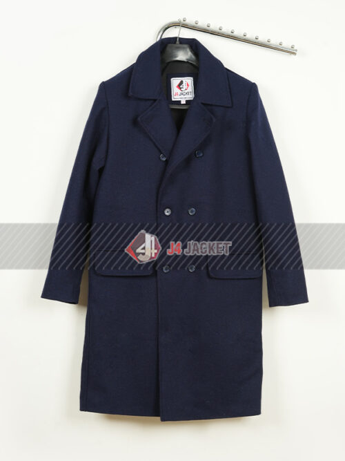 The Madness 2024 Colman Domingo Blue Wool Coat