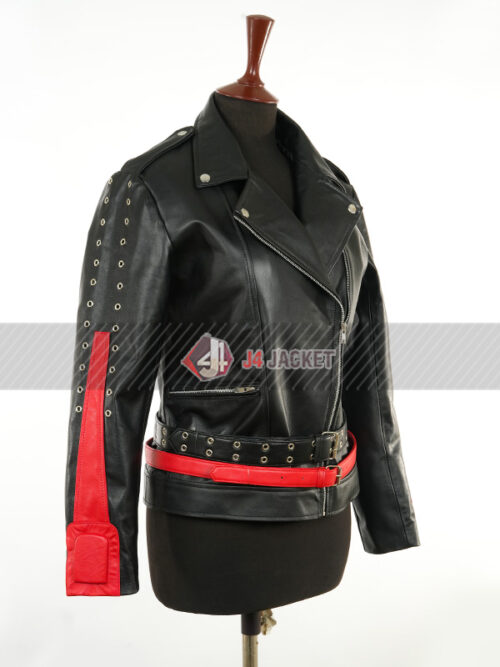 Shadow The Hedgehog Black Leather Jacket