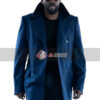 TV Series The Madness 2024 Colman Domingo Blue Wool Coat