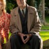 Tim McMullan Moonflower Murders Tv Series Atticus Pünd Beige Cotton Coat