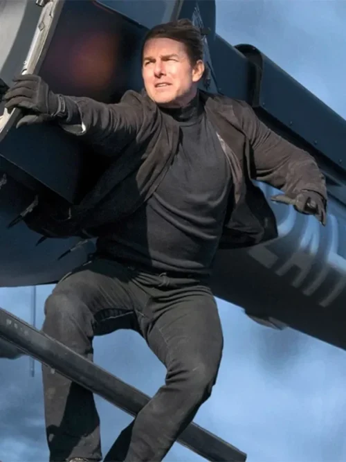 Tom Cruise Mission Impossible 8 Suede Jacket