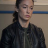 Whitstable Pearl S03 DS Nikki Martel Black Leather Jacket