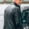 Wolfs George Clooney Black Leather Jacket