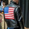 USA Flag Cody Rhodes Black Jacket