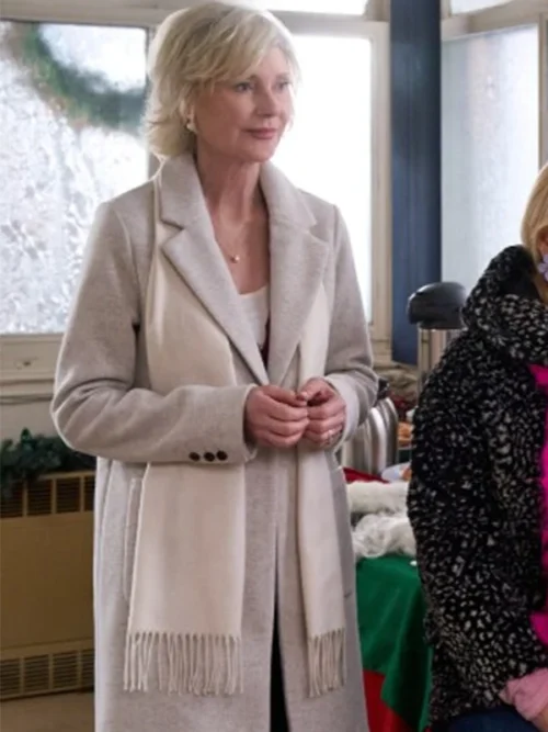 Beth Broderick Holiday Mismatch Coat For Women