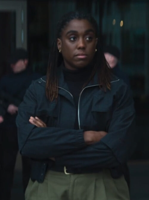 Lashana Lynch The Day of the Jackal S01 Black Jacket