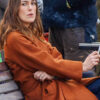 Black Doves 2024 Keira Knightley Brown Trench Coat